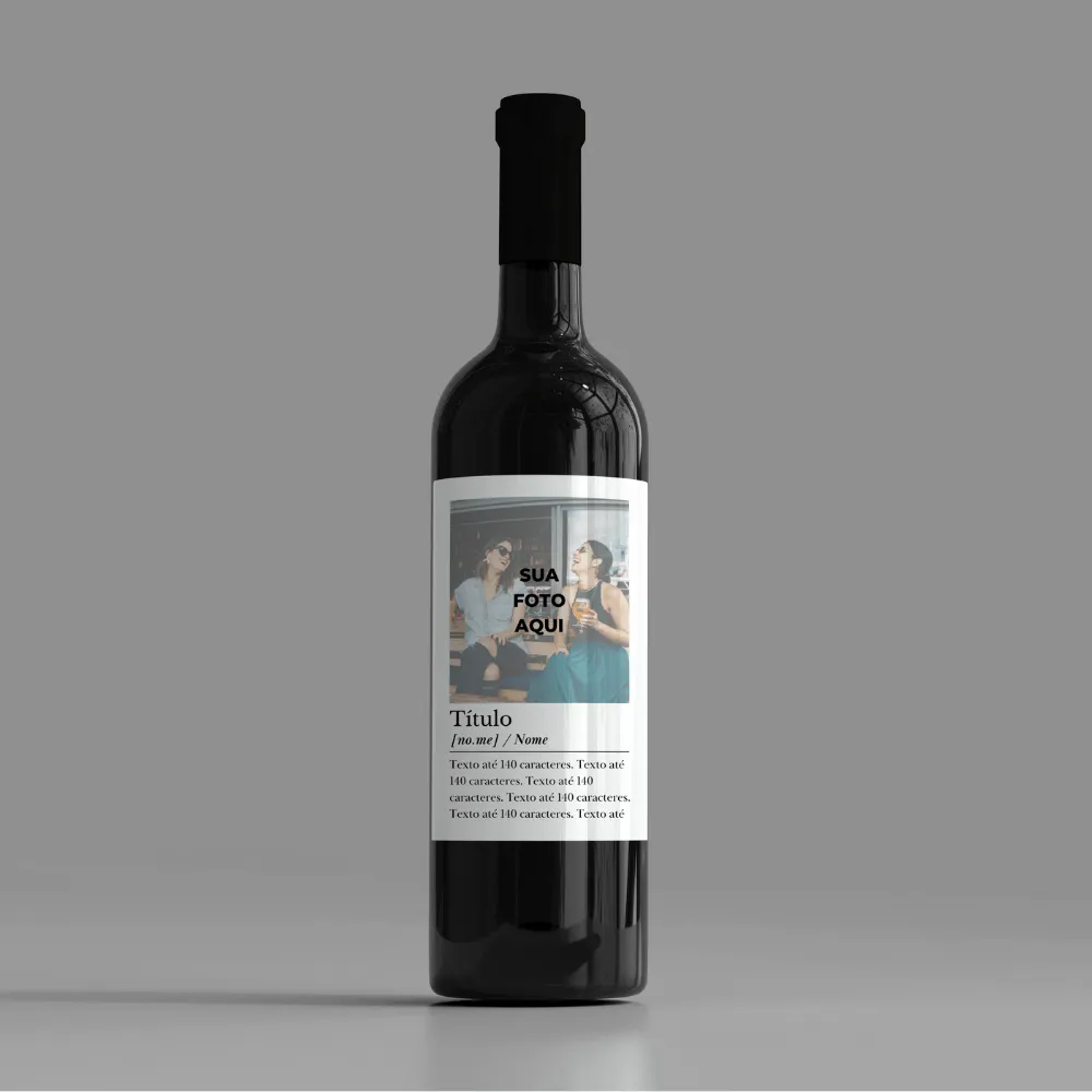 Vinho personalizado

