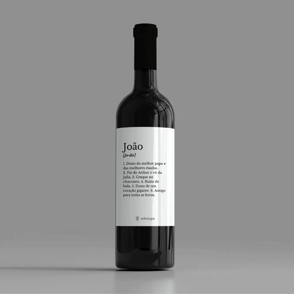 Vinho personalizado